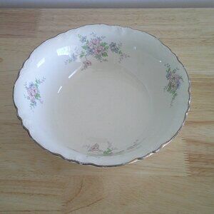 Homer Laughlin Virginia Rose pattern serving bowl 8 1/2 X 2 3/4